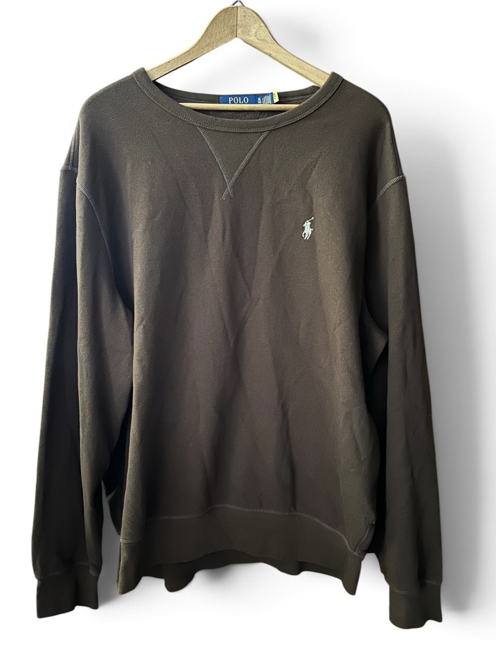 Polo by Ralph Lauren Brown Crewneck Sweatshirt Like New Size XL